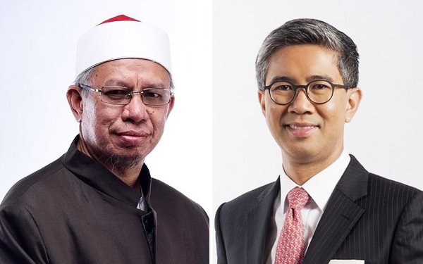 Dato' Seri Dr. Haji Zulkifli Mohamad Al-Bakri (kiri), Tengku Dato Seri Zafrul