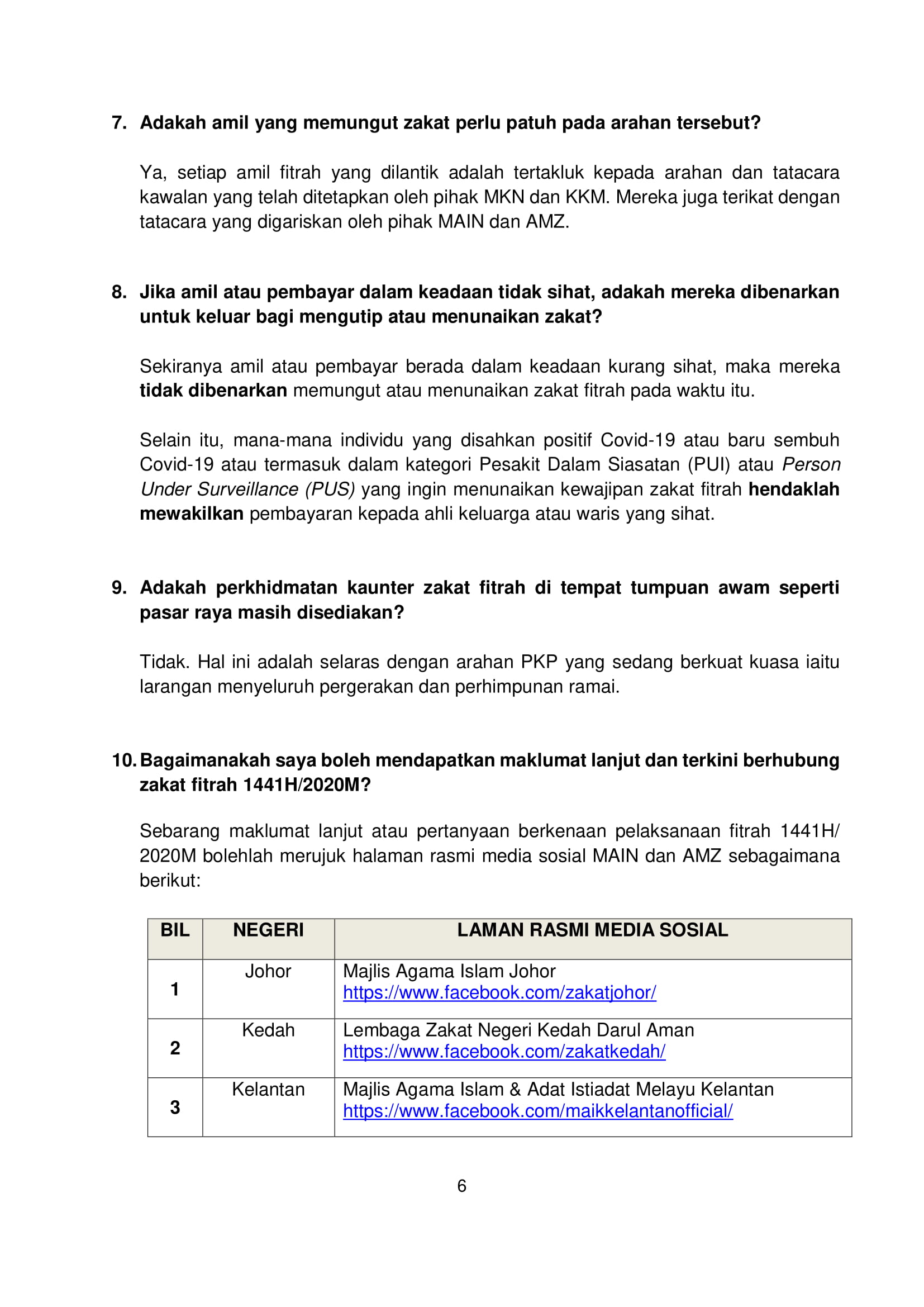 Ini Kadar Kaedah Bayar Zakat Fitrah Untuk Tahun 2020 Bagi Seluruh Negeri Di Malaysia
