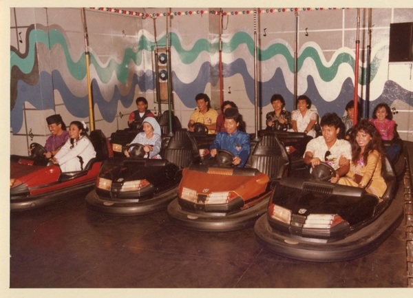 Bumper car ring at Sungei Wang Plaza in the 1970s.