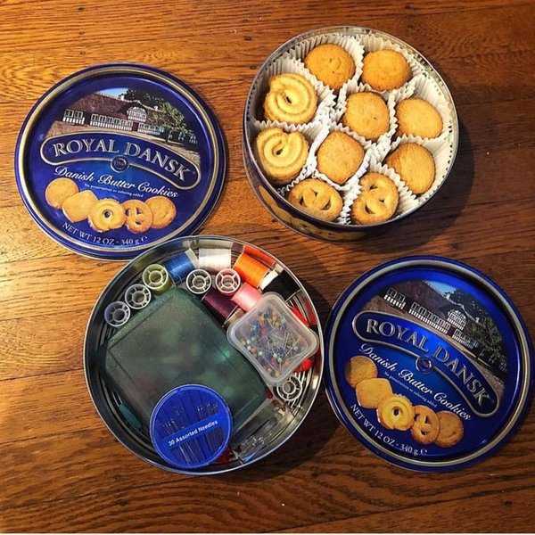 Just Like Grandma's Sewing Kit Everything You Need to Sew in A Butter  Cookie Tin Just Like the Vintage Tins We Grew up With 