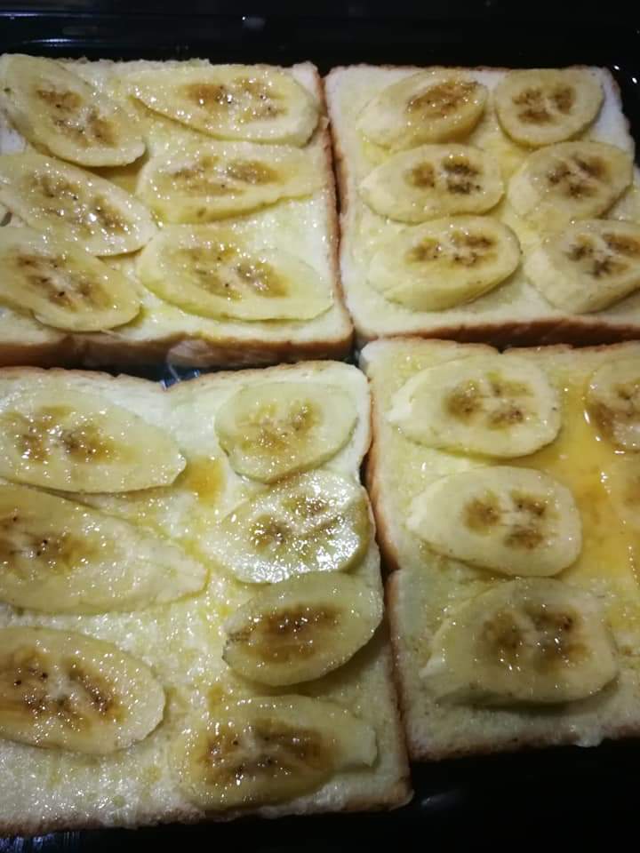 Resepi Roti Bakar Pisang Ala Banana Kaya Domino's Yang Simple