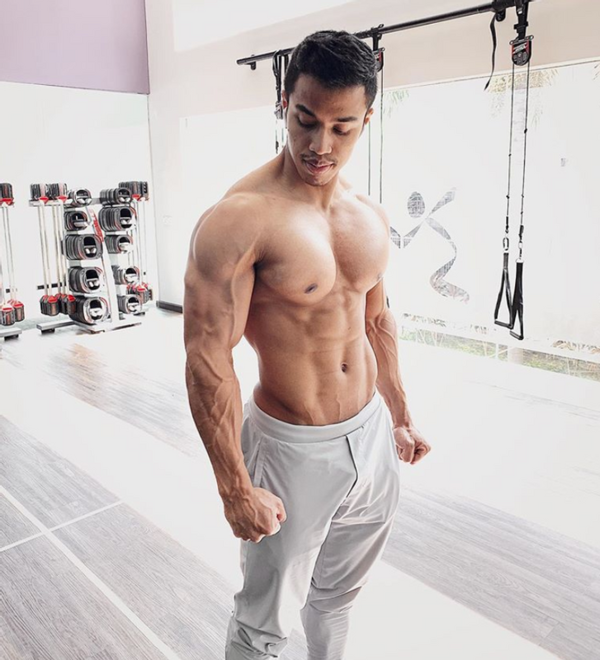 Malaysian bodybuilding athlete Faiz Ariffin.