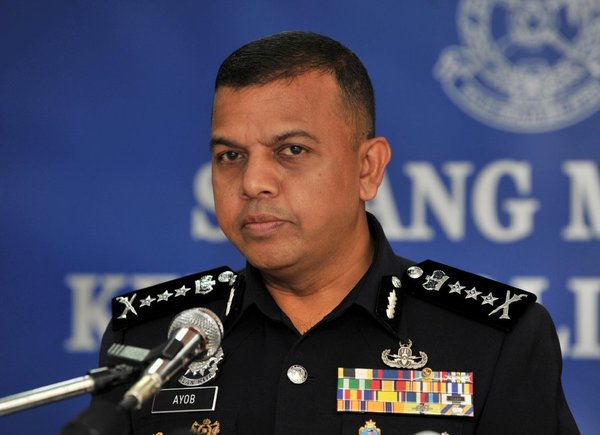 Johor police chief Datuk Ayob Khan Mydin Pitchay.