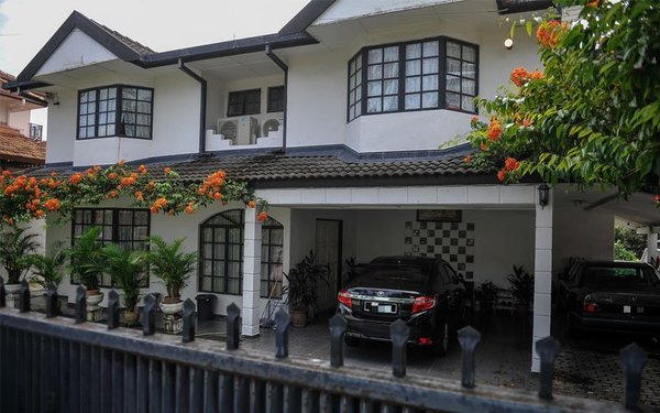 Wan Hassan's home in Bukit Bandaraya, Bangsar.