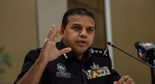 A file photo of Johor police chief Datuk Ayob Khan Mydin Pitchay.