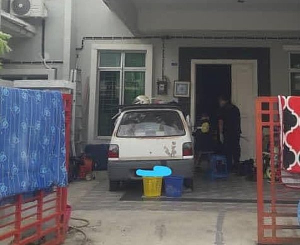 The house in Taman Krubong Jaya where the boy died Friday evening.