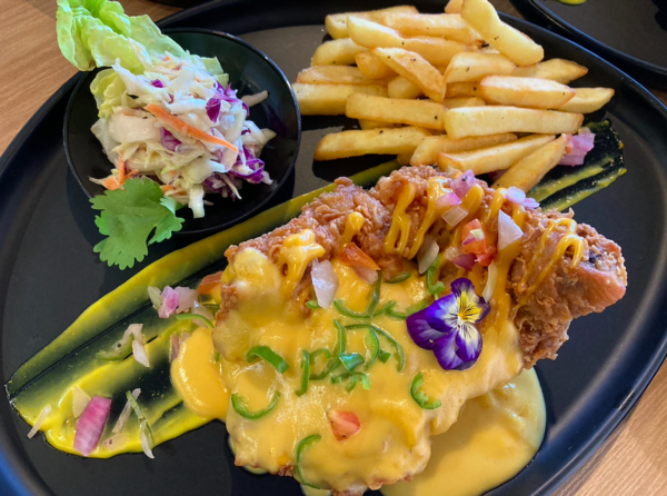 Salted Egg Chicken Chop.