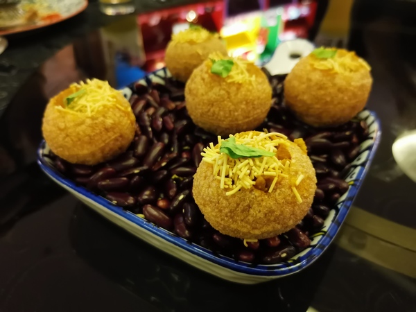 Herukh's take on panipuri.