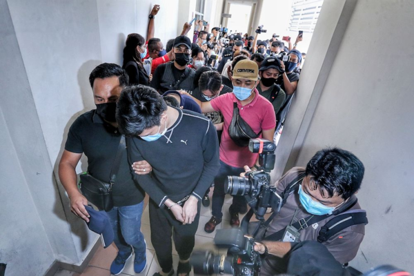 14 members of the Nicky Gang were charged in the Petaling Jaya Sessions Court on 9 April.