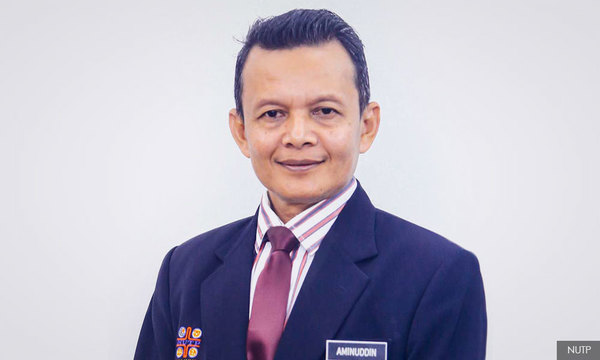 NUTP president Aminuddin Awang.