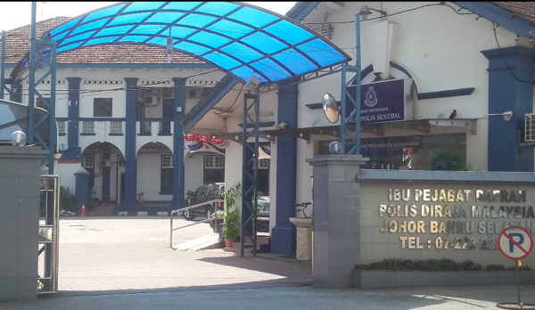 Johor Bahru Selatan district police headquarters.