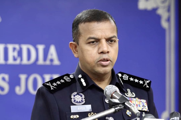 Johor police chief Datuk Ayob Khan Mydin Pitchay.