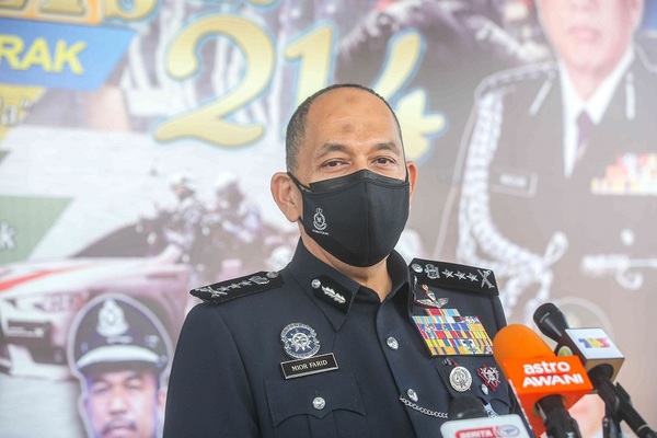 Perak police chief CP Datuk Mior Faridalathrash Wahid.