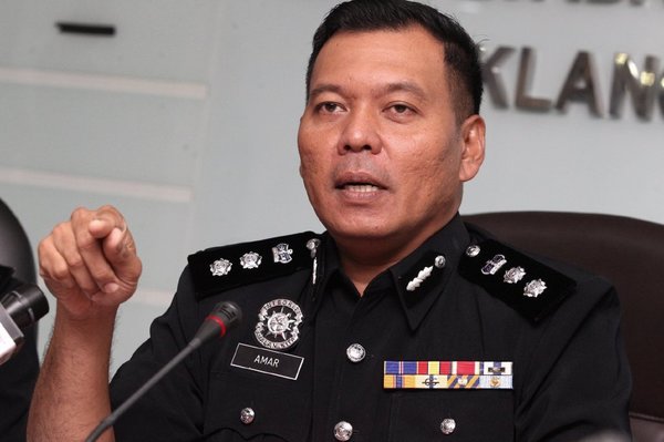 South Klang District Police Chief ACP Shamsul Amar Ramli.