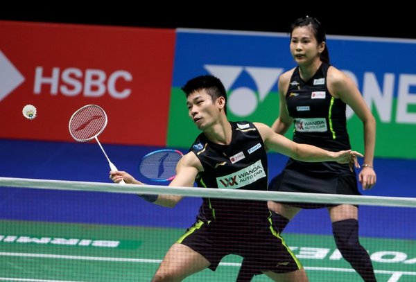 From left: Chan Peng Soon and Goh Liu Ying, mixed doubles.