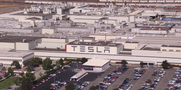 Tesla's factory in Fremont, California.