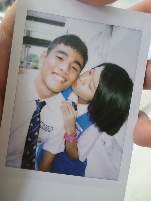 Yeefon Koh and Jia Ning during high school, after getting into a relationship.