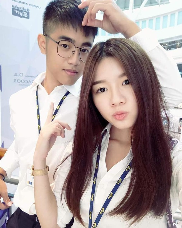 Yeefon Koh and Jia Ning during their university days.