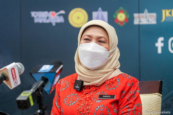 Tourism, Arts, and Culture Minister Datuk Seri Nancy Shukri.