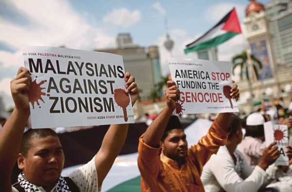 Ismail's chiding of Israel is a sentiment well-carried in Malaysia, as support for Palestine is historically effusive.