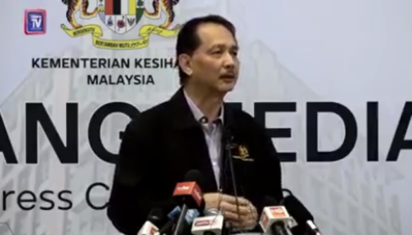 A screengrab of the video Wan Ramli posted alongside his statement.