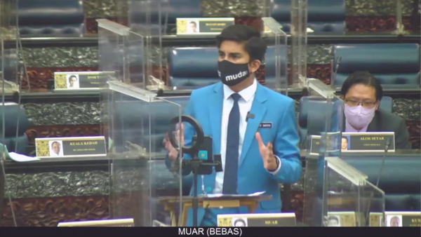 Muar MP Syed Saddiq Syed Abdul Rahman.