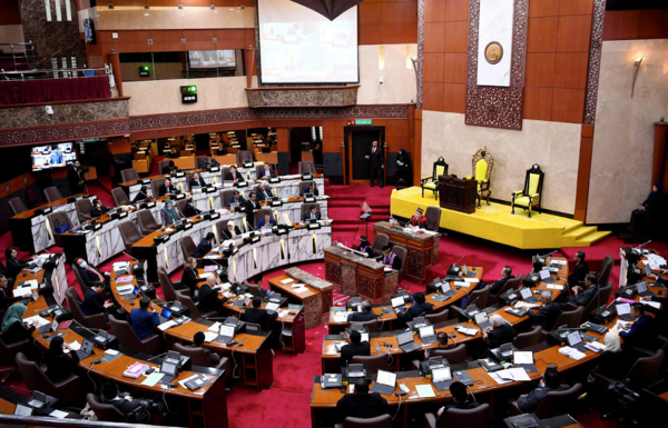 The Selangor State Legislative Assembly sitting on 13 July 2020.