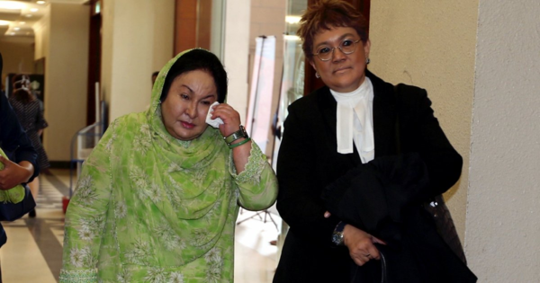 Rosmah at the Kuala Lumpur Courts Complex in February 2020.