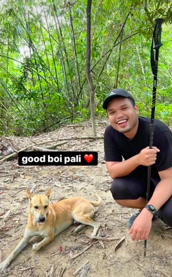 Khairul with Pali.