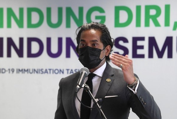 Health Minister Khairy Jamaluddin.