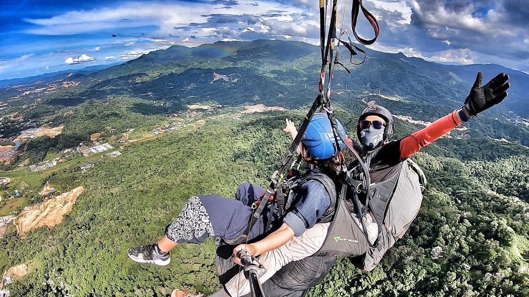 Paragliding bukit bubus Aktiviti Yang