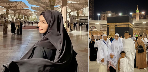 Sajat drew backlash for wearing women's prayer clothing while performing the Islamic pilgrimage in Mecca.