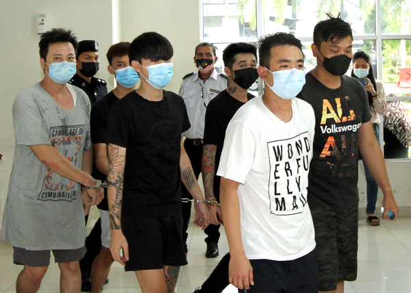 The accused at the Klang Magistrate's Court.