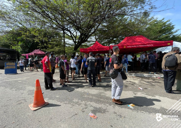 An operation control centre in Taman Sri Muda.