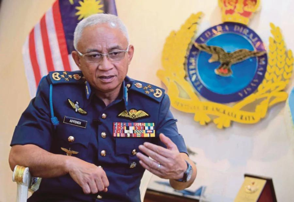 Malaysian Armed Forces chief General Tan Sri Affendi Buang.