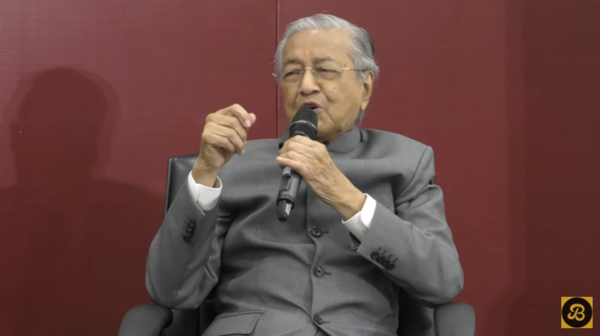 Tun Dr Mahathir Mohamad made the controversial statement during his book launch on 12 December.