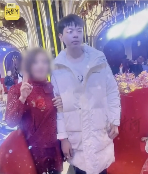 A photo shows Liu and his unnamed biological mother, who he tracked down in December 2021.