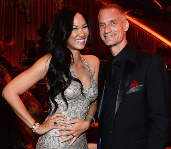 Tim Leissner with his wife Kimora Lee Simmons.