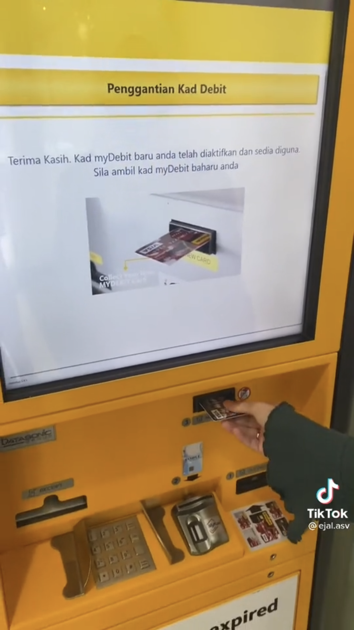 Maybank atm card replacement kiosk