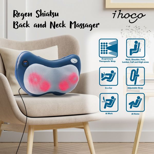 Ihoco Regen Shiatsu Back and Neck Massager