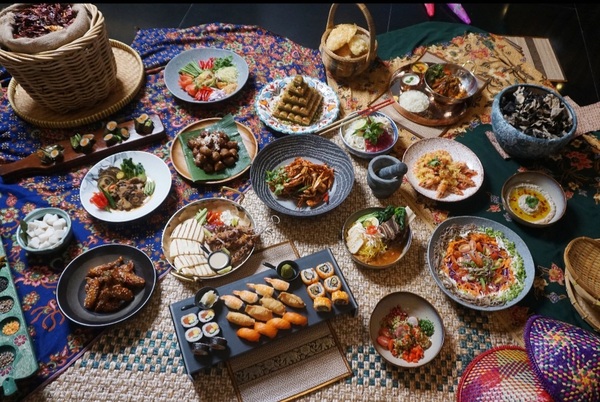 A Ramadan buffet spread at a hotel in Kuala Lumpur.