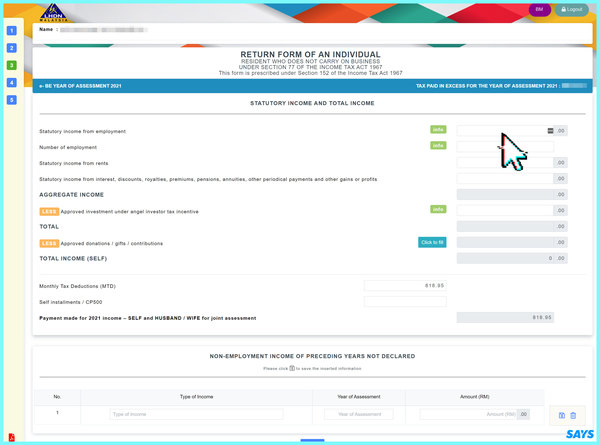 How To File Income Tax For The First Time in Malaysia