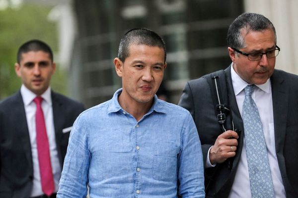 Ng and his lawyer Marc Agnifilo as seen on 6 May 2019.