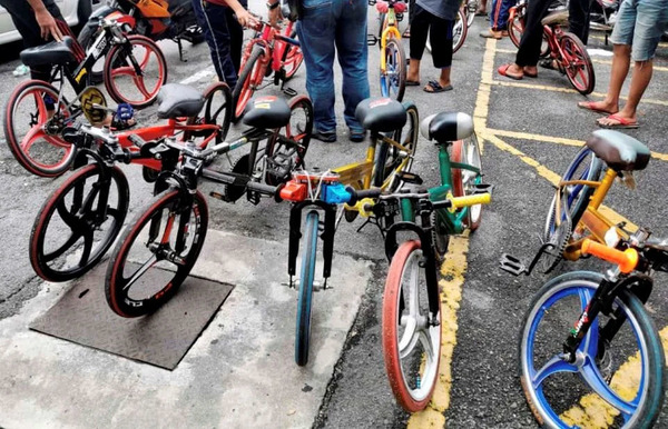 'Basikal lajak' are illegally modified bicycles.