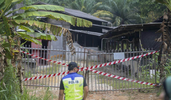 A pig farm in Kampung Baru Tanah Merah Site A, Port Dickson.